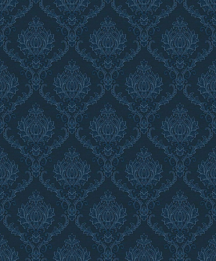Flis tapeta za zid, plava, dvorski uzorak, 23649, The Best Classic & Elegant, Cristiana Masi by Parato | Ljepilo Gratis - Parato by Cristiana Masi