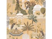 Flis tapeta za zid, oker, vrt, 15538, Botany House, Cristiana Masi by Parato | Ljepilo Gratis Parato by Cristiana Masi