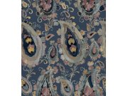 Flis tapeta za zid, ornamenti, plava, 39016, Arché, Cristiana Masi by Parato | Ljepilo Gratis