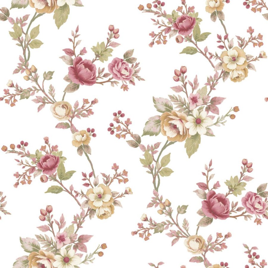 Flis tapeta za zid, ružičasta, cvijeće, 8326, Blooming Garden 2, Parato by Cristiana Masi | Ljepilo Gratis - Parato by Cristiana Masi