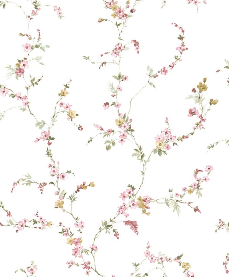 Flis tapeta za zid, ružičasta, cvijeće, 8335, Blooming Garden 2, Parato by Cristiana Masi | Ljepilo Gratis - Parato by Cristiana Masi