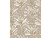 Flis tapeta za zid, siva, bež, lišće, 5810, Jaipur, Parato by Cristiana Masi | Ljepilo Gratis Parato by Cristiana Masi