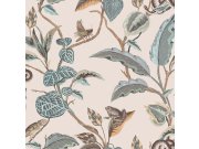 Flis tapeta za zid, sivo-bež, lišće, 15508, Botany House, Cristiana Masi by Parato | Ljepilo Gratis Parato by Cristiana Masi