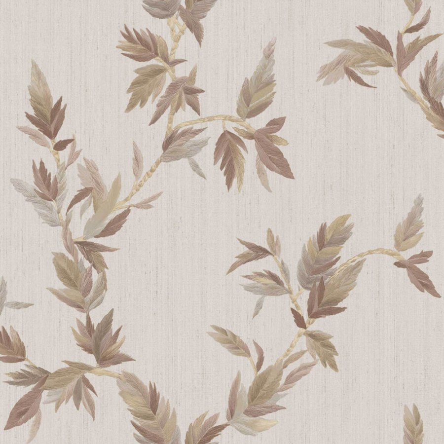 Flis tapeta za zid, sivo-krem, lišće, 35918, Ornamenta, Parato by Cristiana Masi | Ljepilo Gratis - Parato by Cristiana Masi