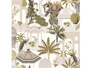 Flis tapeta za zid, sivo-zelena, vrt, 15537, Botany House, Cristiana Masi by Parato | Ljepilo Gratis Parato by Cristiana Masi