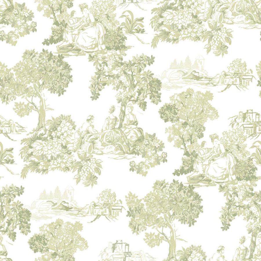 Flis tapeta za zid, zelena, romantična, 8344, Blooming Garden 2, Parato by Cristiana Masi | Ljepilo Gratis - Parato by Cristiana Masi