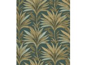 Flis tapeta za zid, zelena, žuta, lišće, 5815, Jaipur, Parato by Cristiana Masi | Ljepilo Gratis Parato by Cristiana Masi