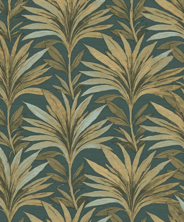 Flis tapeta za zid, zelena, žuta, lišće, 5815, Jaipur, Parato by Cristiana Masi | Ljepilo Gratis - Parato by Cristiana Masi