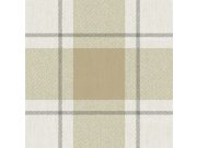 Flis tapeta za zid, zeleno-bež, imitacija tkanine, 38405, Top Stripes, Parato by Cristiana Masi | Ljepilo Gratis Parato by Cristiana Masi