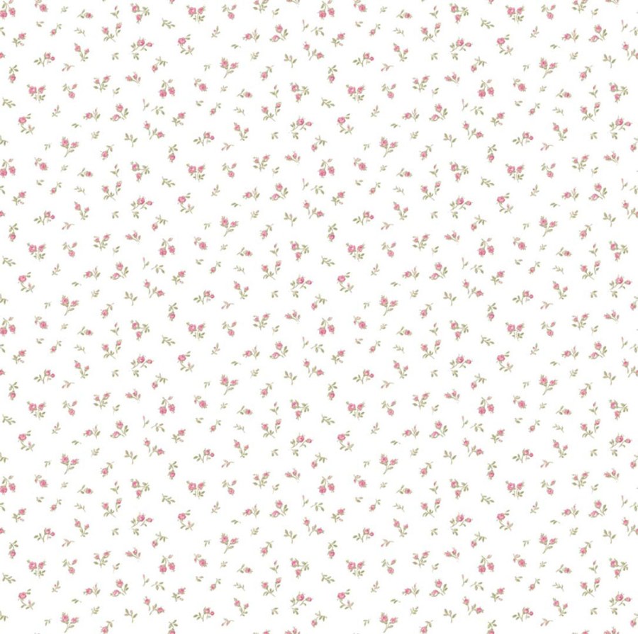 Flis tapeta za zid, zeleno-crvena, cvijeće, 8371, Blooming Garden 2, Parato by Cristiana Masi | Ljepilo Gratis - Parato by Cristiana Masi