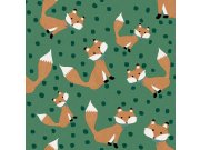 Zelena dječja flis tapeta sa životinjicama, 17117, MiniMe, Cristiana Masi by Parato | Ljepilo Gratis Parato by Cristiana Masi