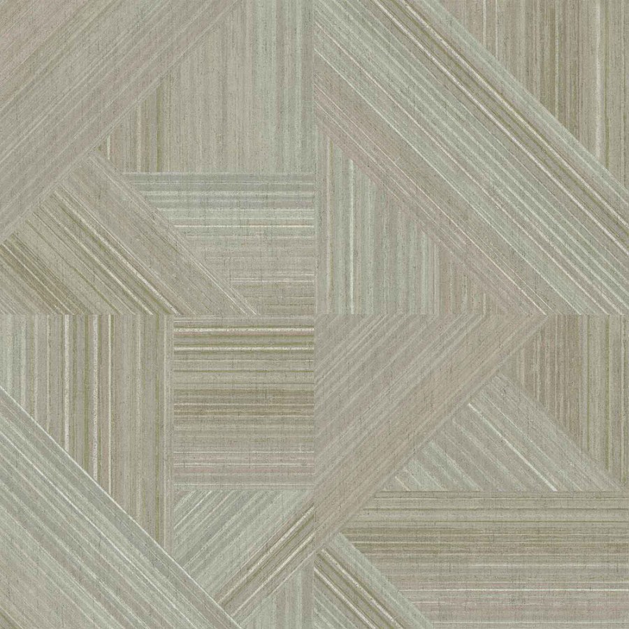 Zelena geometrijska flis tapeta za zid, 43845, Terra, Cristiana Masi by Parato | Ljepilo Gratis