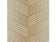 Zlatno-bež flis tapeta za zid, geometrijski uzorak, 24483, Textum, Cristiana Masi by Parato | Ljepilo Gratis Parato by Cristiana Masi