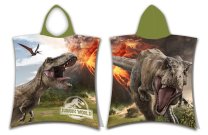 JERRY FABRICS Pončo Jurassic world Volcano Pamuk - Frotir, 50/115 cm
