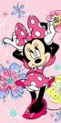 JERRY FABRICS Ručnik Minnie roza mašna Pamuk - Frotir, 70/140 cm