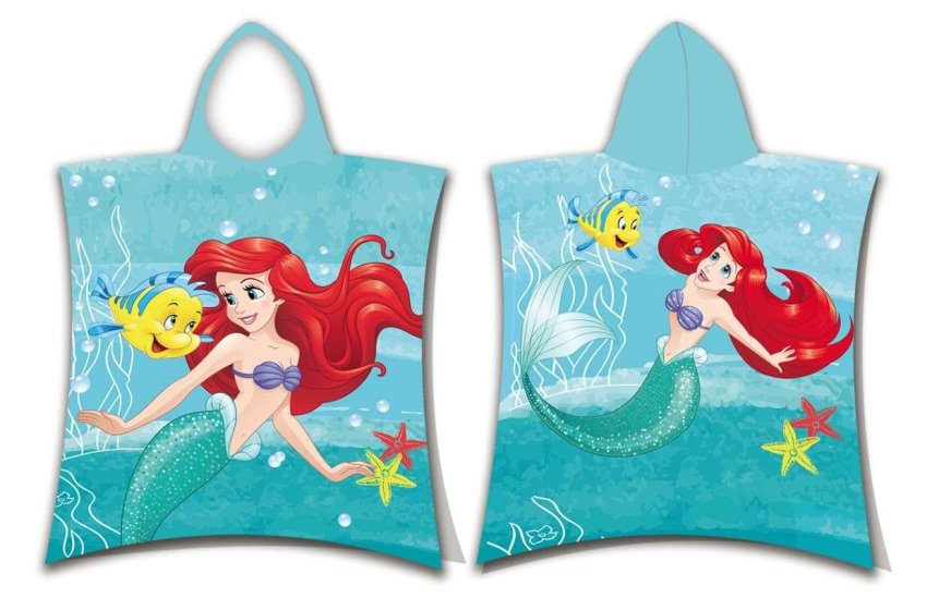 JERRY FABRICS Pončo Ariel Friends Pamuk - Frotir, 50/115 cm JERRY FABRICS Pončo Ariel Friends Pamuk - Frotir, 50/115 cm