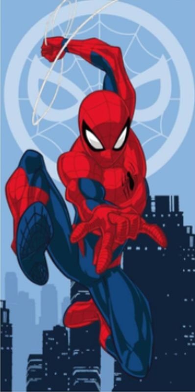 JERRY FABRICS Ručnik Spiderman Jump 03 Bavlna - Frotir, 70/140 cm