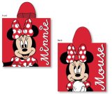 FARO Pončo Minnie crvena Pamuk - Frotir, 55/110 cm