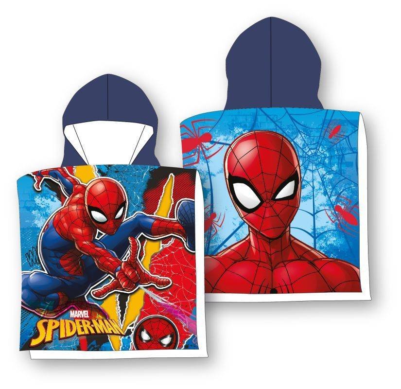 FARO Pončo Spiderman mreža  Pamuk - Frotir, 55/110 cm