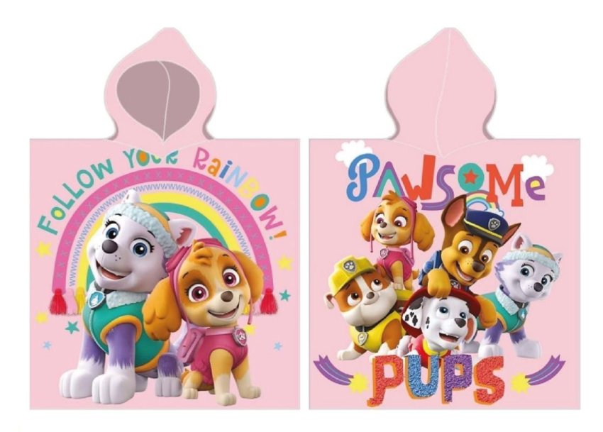 FARO Pončo Paw Patrol pawsome Pamuk - Frotir, 55/110 cm - **ponča**