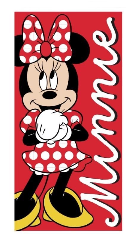 FARO Ručnik Minnie crveni  Pamuk - Frotir, 70/140 cm