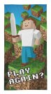 DETEXPOL Dječji ručnik Kockice play again ponovno Pamuk - Frotir, 70/140 cm Oušky, ručnici, pončo - **plážové osušky** → **plažne ručnike**