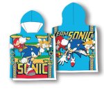 FARO Pončo Sonic team Pamuk - Frotir, 55/110 cm Oušky, ručnici, pončo - **ponča**