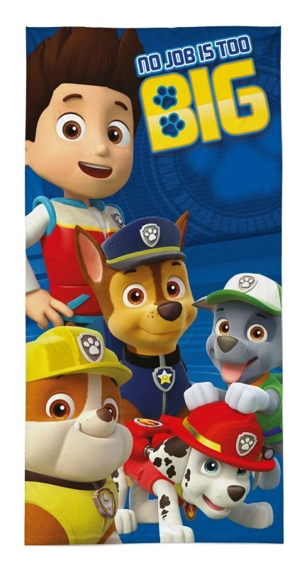 DETEXPOL Ručnik Paw Patrol bez posla Pamuk - Frotir, 70/140 cm - **plážové osušky** → **plažne ručnike**