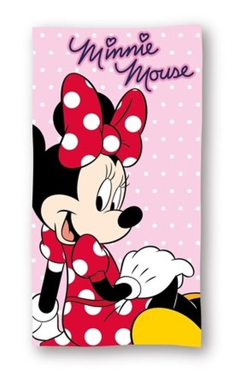 FARO Ručnik Minnie pink Pamuk - Frotir, 70/140 cm - **plážové osušky** → **plažne ručnike**
