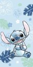 JERRY FABRICS Ručnik Lilo and Stitch Ohana plavi Bavlna - Frotir, 70/140 cm Oušky, ručnici, pončo - **plážové osušky** → **plažne ručnike**