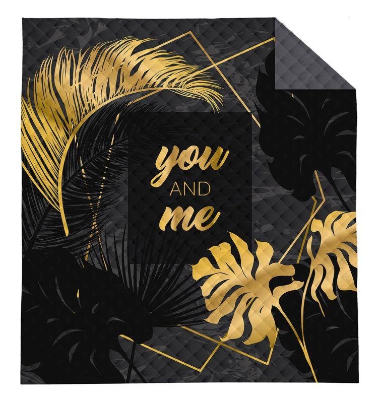 DETEXPOL Prekrivač za krevet You and Me  Poliester, 170/210 cm