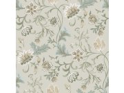 Esta Home - Bež flis cvjetna tapeta za zid, 139412, Vintage Flowers, Esta Home Bež flis cvjetna tapeta za zid, 139412, Vintage Flowers, Esta Home