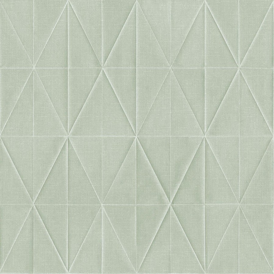 Geometrijska flis tapeta za zid zelena, origami 148713, Blush, Esta Home