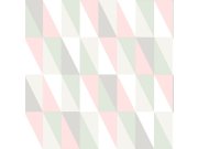 Geometrijska flis tapeta za zid, šareni trokuti 138919, Little Bandits, Esta Esta Home