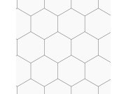 Geometrijska flis tapeta za zid, bijelo-crna, 139311, Bloom, Esta Home Esta Home