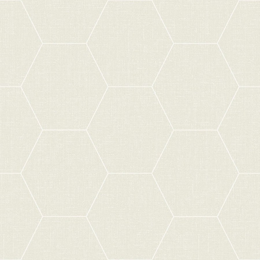 Geometrijska flis tapeta za zid, heksagoni 148749, Blush, Esta Home