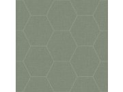 Geometrijska flis tapeta za zid, heksagoni 148751, Blush, Esta Home