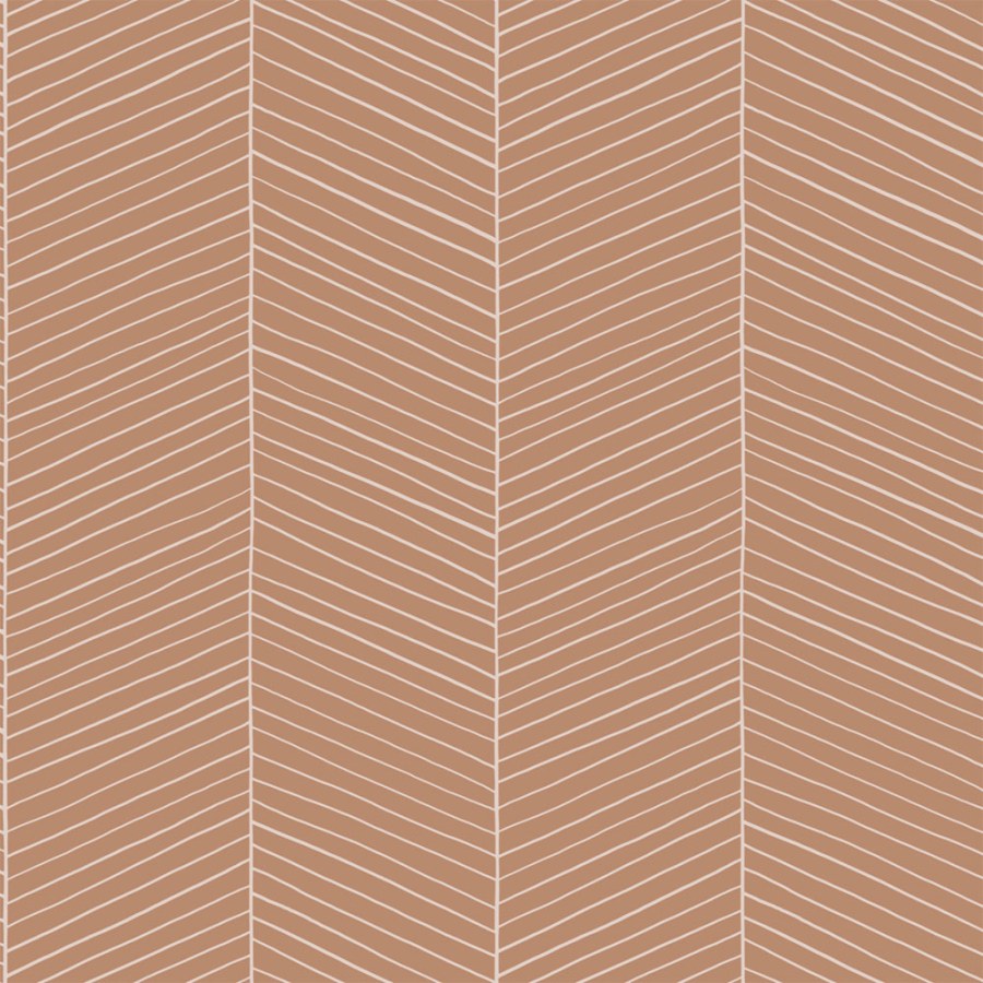 Geometrijska flis tapeta za zid, smeđa, 139357, Bloom, Esta Home - Esta Home