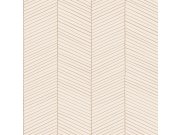 Geometrijska flis tapeta za zid, krem, 139565, Bloom, Esta Home Esta Home