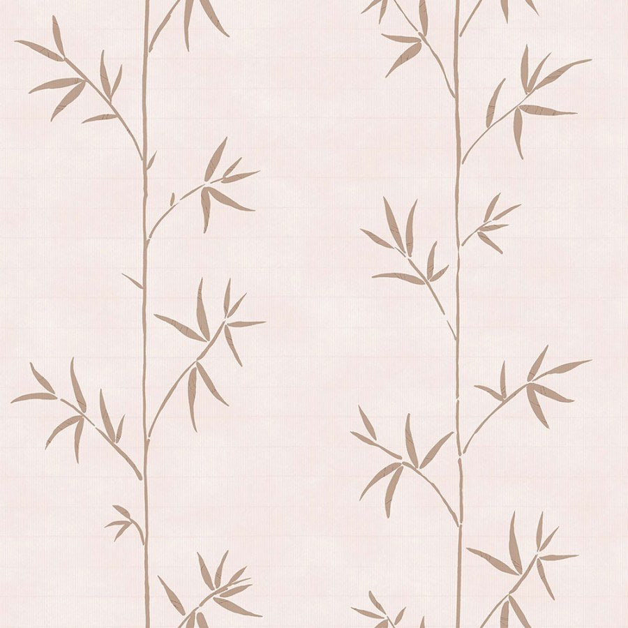 Smeđe-bež flis tapeta za zid, bambus 148727, Blush, Esta Home