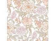 Esta Home - Cvjetna flis tapeta za zid, zeleno-bež, 139612, Bloom, Esta Home Cvjetna flis tapeta za zid, zeleno-bež, 139612, Bloom, Esta Home