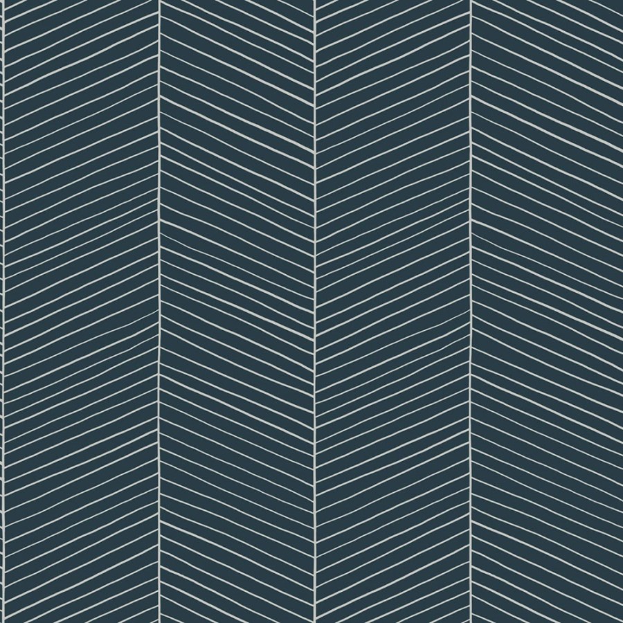 Plava flis tapeta za zid 139109, Geometrijski uzorak, Scandi cool, Esta - Esta Home