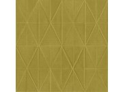 Oker geometrijska flis tapeta za zid, origami 148711, Blush, Esta Home Esta Home