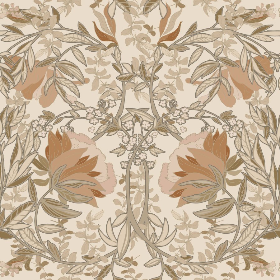 Esta Home - Secesijska flis cvjetna tapeta za zid, 139459, Vintage Flowers, Esta Home Secesijska flis cvjetna tapeta za zid, 139459, Vintage Flowers, Esta Home - Esta Home
