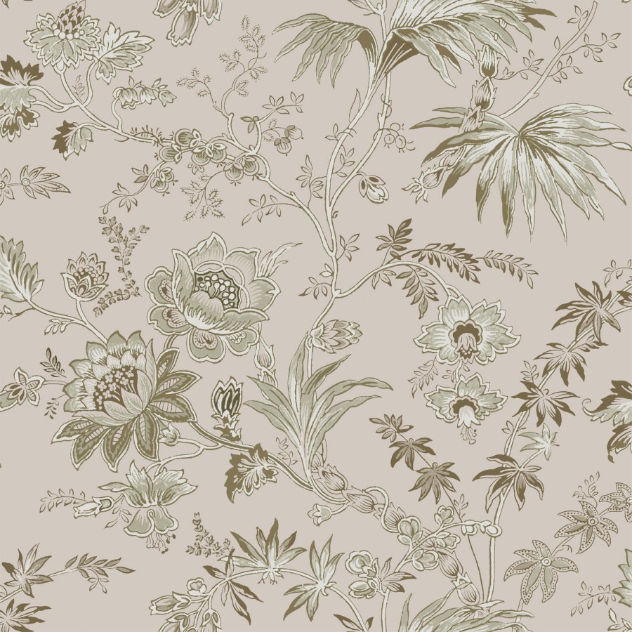 Staroružičasta flis tapeta za zid, cvijeće, listovi, 139401, Vintage Flowers, Esta Home Staroružičasta flis tapeta za zid, cvijeće, listovi, 139401, Vintage Flowers, Esta Home