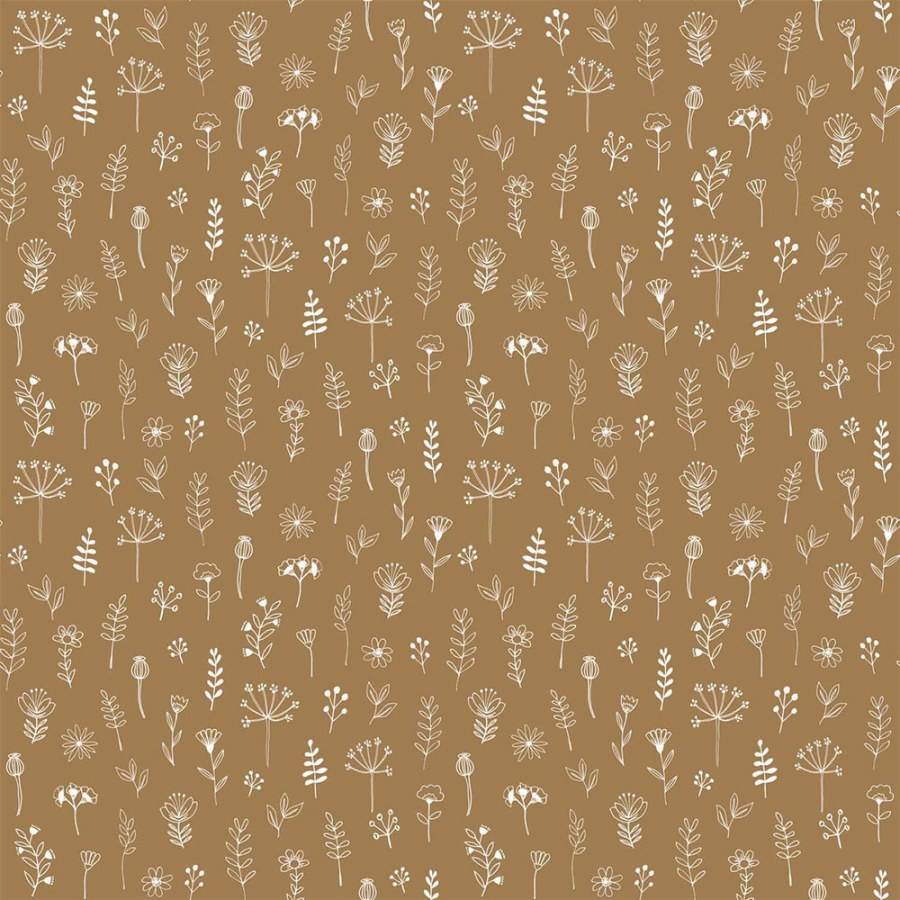 Tamno oker flis tapeta za zid, biljke, cvijeće 139281, Forest Friends, Esta