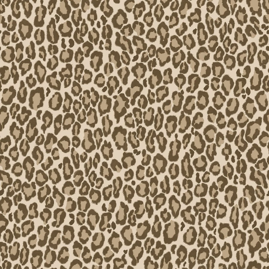 Flis tapeta smeđa - imitacija leopardove kože 139152, Paradise, Esta Home