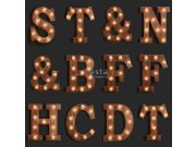 Flis tapeta za zid 138852, Slova, Neony, FAB, Esta Esta Home