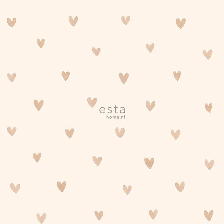 Flis tapeta za zid 138865, Srca, FAB, Esta