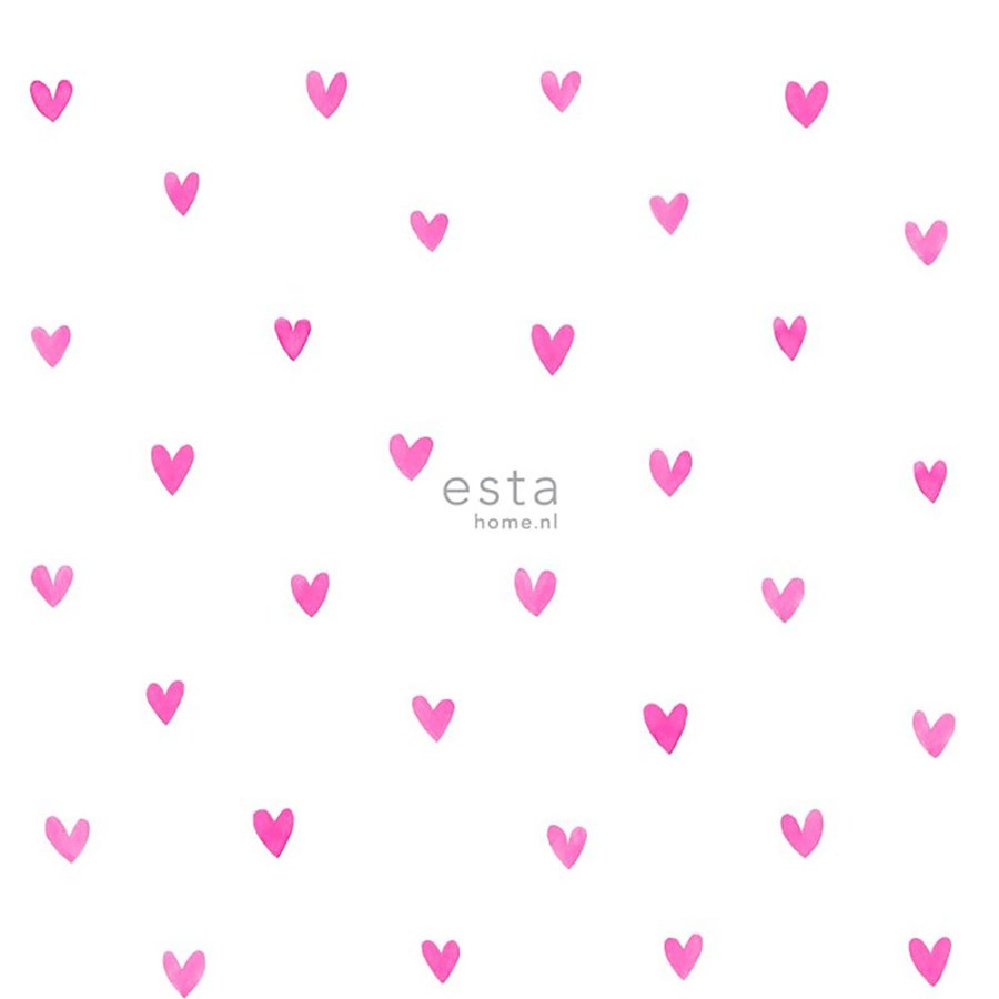 Flis tapeta za zid 138866, Srca, FAB, Esta